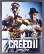CREED II (2018) - CAST AUTOGRAPHED 11X14