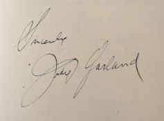 1950S AUTOGRAPH ALBUM - JUDY GARLAND & OTHER STARS