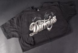 THE DARKNESS - FULL BAND AUTOGRAPHED T-SHIRT