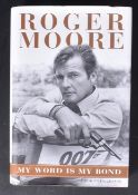 ROGER MOORE - JAMES BOND - SIGNED AUTOBIOGRAPHY