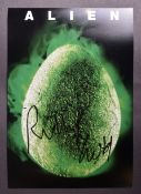 RIDLEY SCOTT - ALIEN - AUTOGRAPHED MINIPOSTER - AFTAL