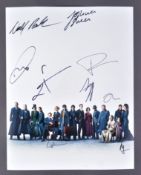 FANTASTIC BEASTS (HARRY POTTER) - CAST SIGNED 11X14