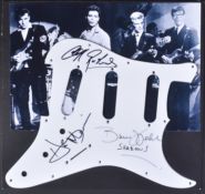 CLIFF RICHARD & THE SHADOWS - AUTOGRAPHED GUITAR PICKGUARD