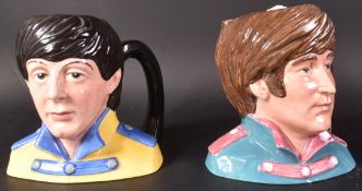 THE BEATLES - ROYAL DOULTON - D6724 PAUL & D6725 John