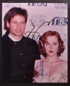 THE X-FILES - DUCHOVNEY & ANDERSON - DUAL SIGNED 8X10