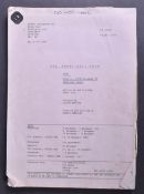 THE BENNY HILL SHOW - THAMES TELEVISION - ORIGINAL SCRIPT