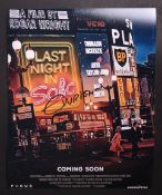EDGAR WRIGHT - LAST NIGHT IN SOHO - AUTOGRAPHED 8X10