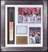 ENGLISH CRICKET - ANDREW STRAUSS - AUTOGRAPHED PRESENTATION