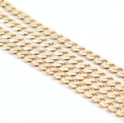 HALLMARKED 9CT GOLD CURB LINK CHAIN NECKLACE