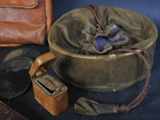 COLLECTION OF 20TH CENTURY LEATHER BINDINGS & WALLETS