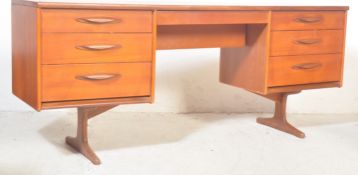 MID CENTURY 1960S TEAK WRITING DESK