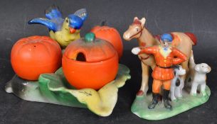 COLLECTION OF CONTINENTAL BISQUE & GLAZED CERAMICS