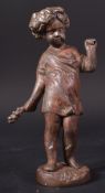 19TH CENTURY BRONZE CHERUB FIGURINE