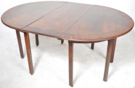 19TH CENTURY VICTORIAN MAHOGANY D END DINING TABLE