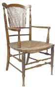 19TH CENTURY ARTS AND CRAFTS ARMCHAIR