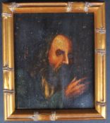 18TH CENTURY ITALIAN SCHOOL OIL ON BOARD PORTRAIT