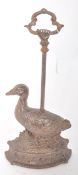 19TH CENTURY VICTORIAN CAST IRON SUCK DOOR STOP