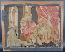 19TH CENTURY NEEDLE POINT TAPESTRY