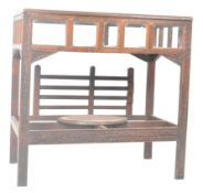 19TH CENTURY CARVED OAK BIJOUTERIE VITRINE GLASS CABINET