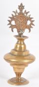 EARLY 20TH CENTURY PERSIAN BRASS KOHL POT
