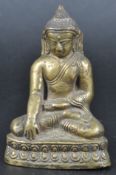 19TH CENTURY INDIAN BRONZE BUDDHA FIGURINE