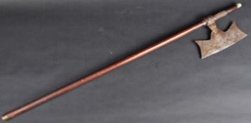 19TH CENTURY PERSIAN BULOVA STEEL WAR AXE