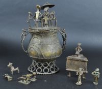 COLLECTION OF ASSORTED AFRICAN TRIBAL ASHANTI ITEMS