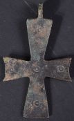 ROMAN BRONZE COPTIC CROSS