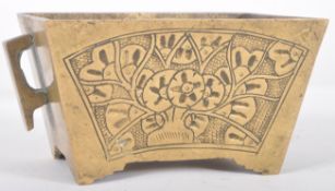 EARLY 20TH CENTURY CHINESE BRONZE CENSER