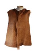 WWII SECOND WORLD WAR BRITISH ARMY LEATHER JERKIN