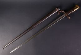 19TH CENTURY FRENCH GRAS RIFLE BAYONET