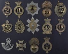 COLLECTION OF ASSORTED BRITISH MILITARY CAP BADGES
