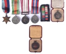 SECOND WORLD WAR MEDAL GROUP INC NAVAL GENERAL SERVICE MEDAL