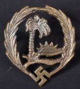 WWII GERMAN ' SONDERVERBAND ' SPECIAL OPERATIONS UNIT CAP BADGE