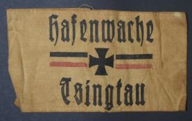 WWI FIRST WORLD WAR IMPERIAL GERMAN ARMY TSINGTAU ARMBAND