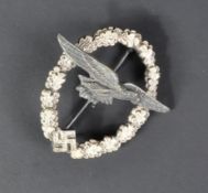WWII SECOND WORLD WAR GERMAN THIRD REICH GLIDER PILOT BADGE