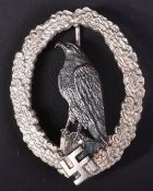 WWII SECOND WORLD WAR GERMAN RETIRED LUFTWAFFE PILOTS BADGE