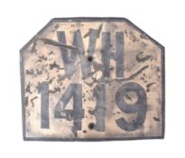WWII SECOND WORLD WAR GERMAN MOTOR BIKE LICENSE PLATE