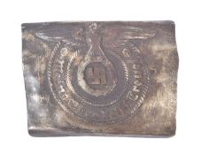 WWII SECOND WORLD WAR GERMAN WAFFEN SS BELT BUCKLE