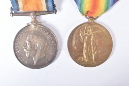 WWI FIRST WORLD WAR MEDAL DUO - ARMY SERVICE CORPS