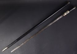 19TH CENTURY VICTORIAN GENTLEMANS SWORD STICK