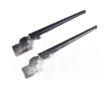 TWO SECOND WORLD WAR BRITISH NO 4 MKII SPIKE BAYONETS