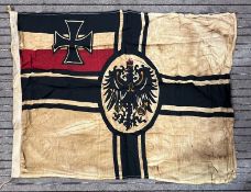WWI FIRST WORLD WAR IMPERIAL GERMAN EMPIRE WAR FLAG