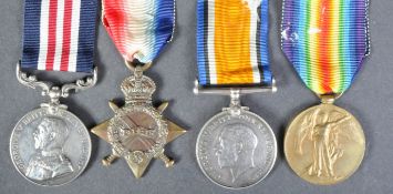 WWI FIRST WORLD WAR BRITISH MILITARY MEDALS - BLACK WATCH