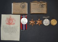 LOCAL INTEREST - SECOND WORLD WAR MEDAL GROUP & FOOTBALL MEDALLION