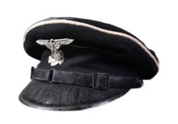 WWII SECOND WORLD WAR GERMAN THIRD REICH SS OFFICERS CAP