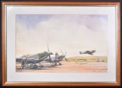 ALAN S HOLT - WWII RAF SPITFIRE FLYING OFFICER AND ARTIST