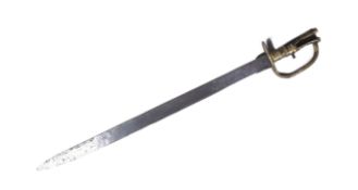 EARLY 19TH CENTURY BRITISH BAKER RIFLE SWORD BAYONET