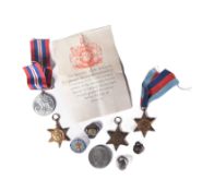 WWII SECOND WORLD WAR MEDALS & BRITISH LEGION BADGES