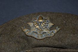 WWII SECOND WORLD WAR UNIFORM BERETS - TANK REG & CHESHIRE REG